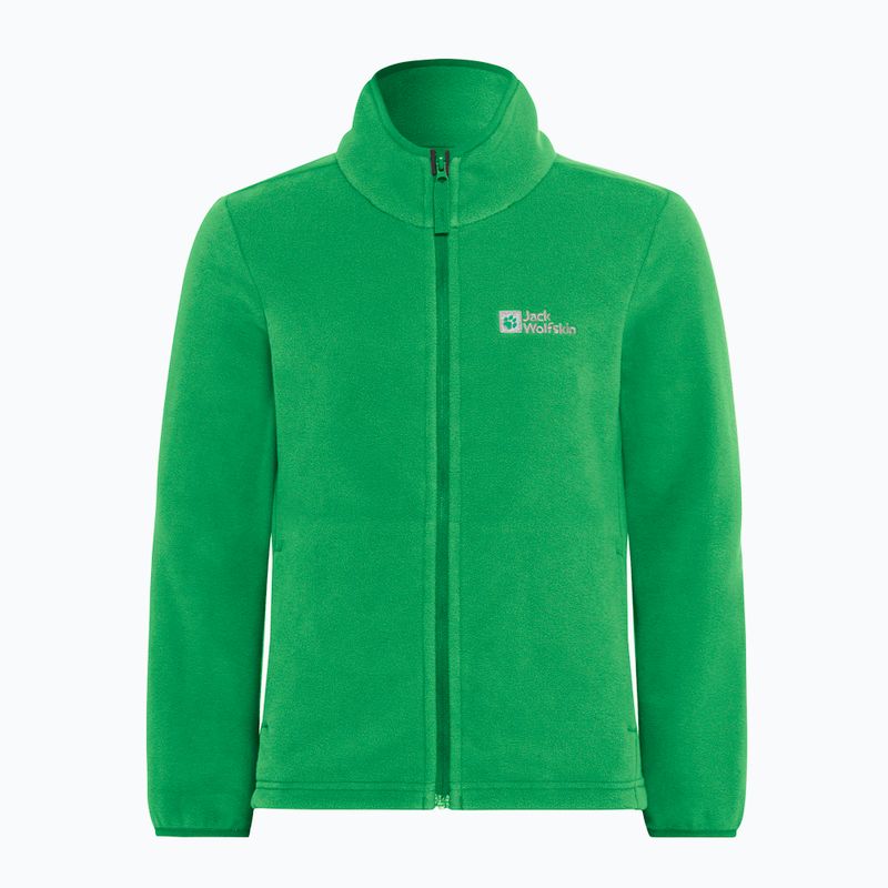 Vaikiškas fliso džemperis Jack Wolfskin Taunus mystic green