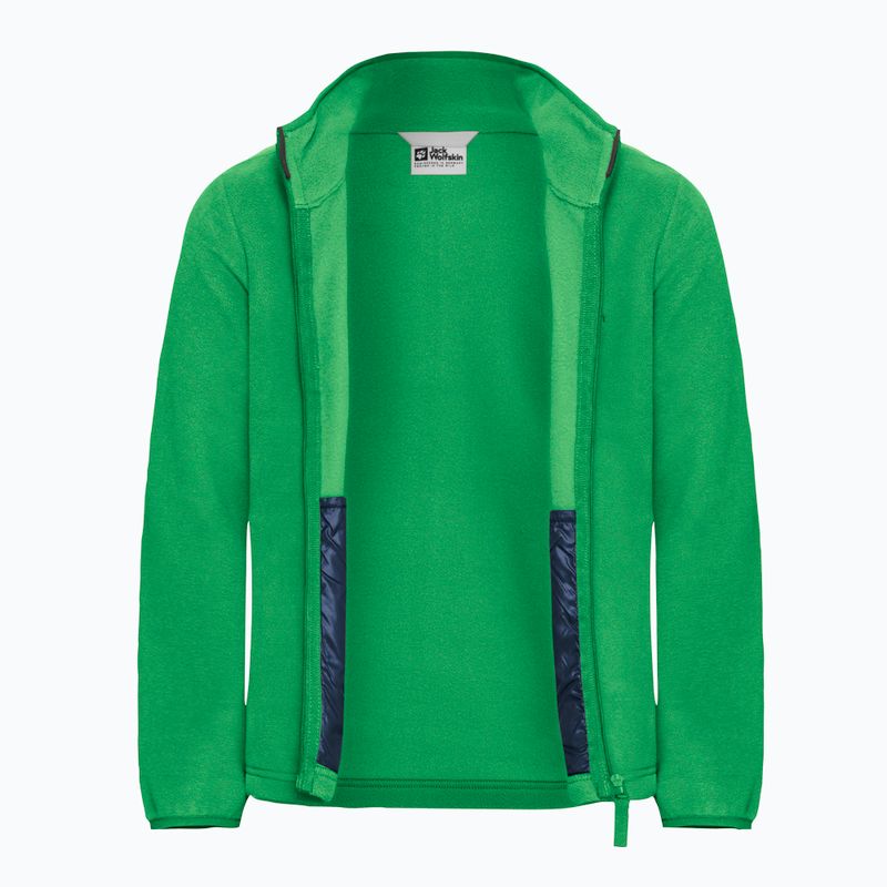 Vaikiškas fliso džemperis Jack Wolfskin Taunus mystic green 3