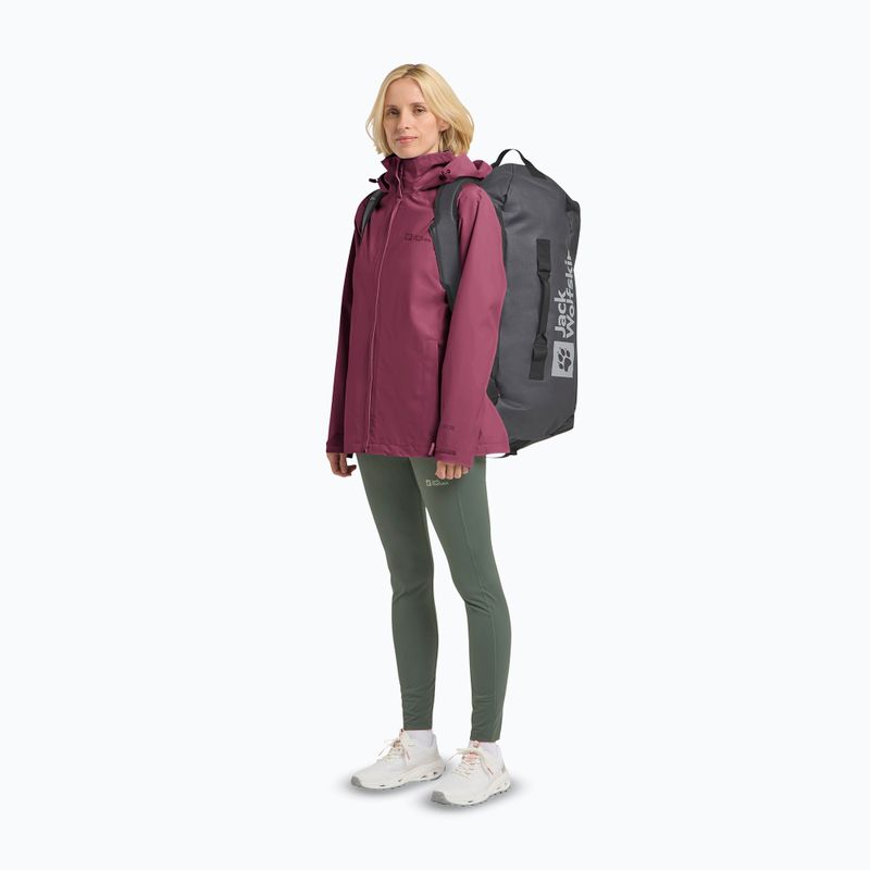 Moteriška striukė nuo lietaus Jack Wolfskin Trailtime 2L raisin 2