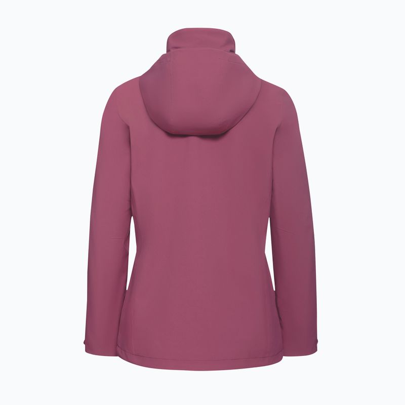 Moteriška striukė nuo lietaus Jack Wolfskin Trailtime 2L raisin 9