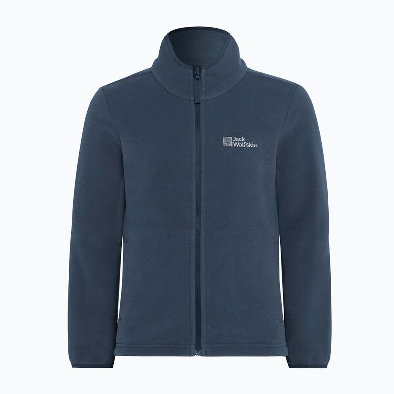 Vaikiškas fliso džemperis Jack Wolfskin Taunus midnight sky