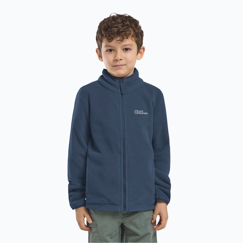 Vaikiškas fliso džemperis Jack Wolfskin Taunus midnight sky 7