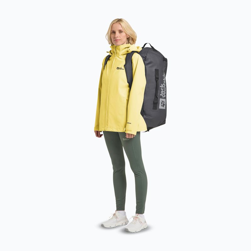 Moteriška striukė nuo lietaus Jack Wolfskin Trailtime 2L lemon ice 2