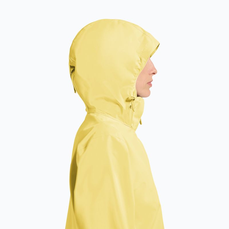 Moteriška striukė nuo lietaus Jack Wolfskin Trailtime 2L lemon ice 4