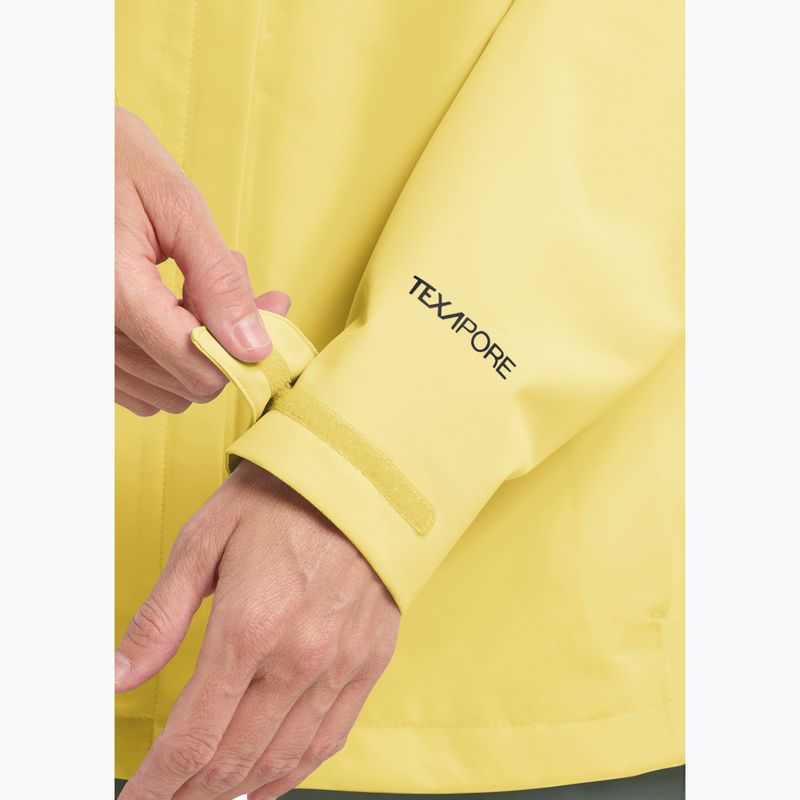 Moteriška striukė nuo lietaus Jack Wolfskin Trailtime 2L lemon ice 7