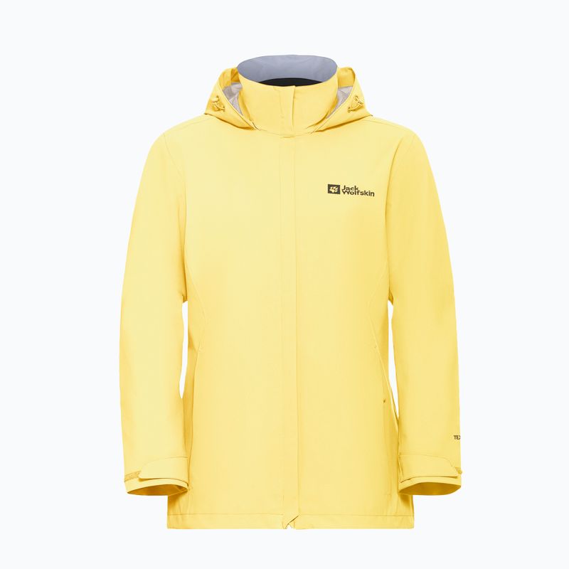 Moteriška striukė nuo lietaus Jack Wolfskin Trailtime 2L lemon ice 8