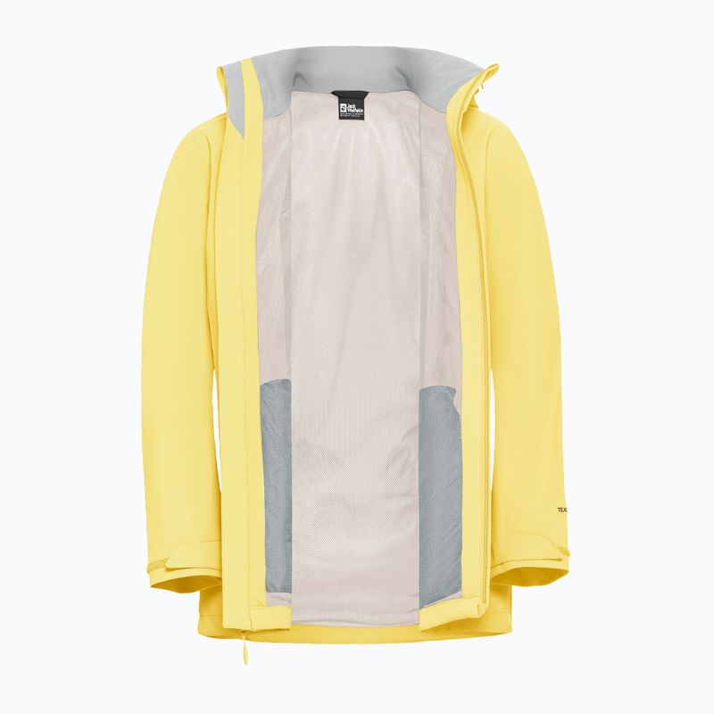 Moteriška striukė nuo lietaus Jack Wolfskin Trailtime 2L lemon ice 10