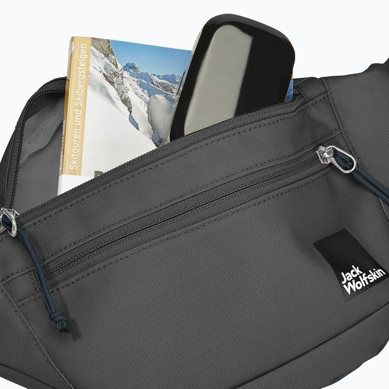Dėklas juosmeniui Jack Wolfskin Konya Hipbag 2 l slate 6