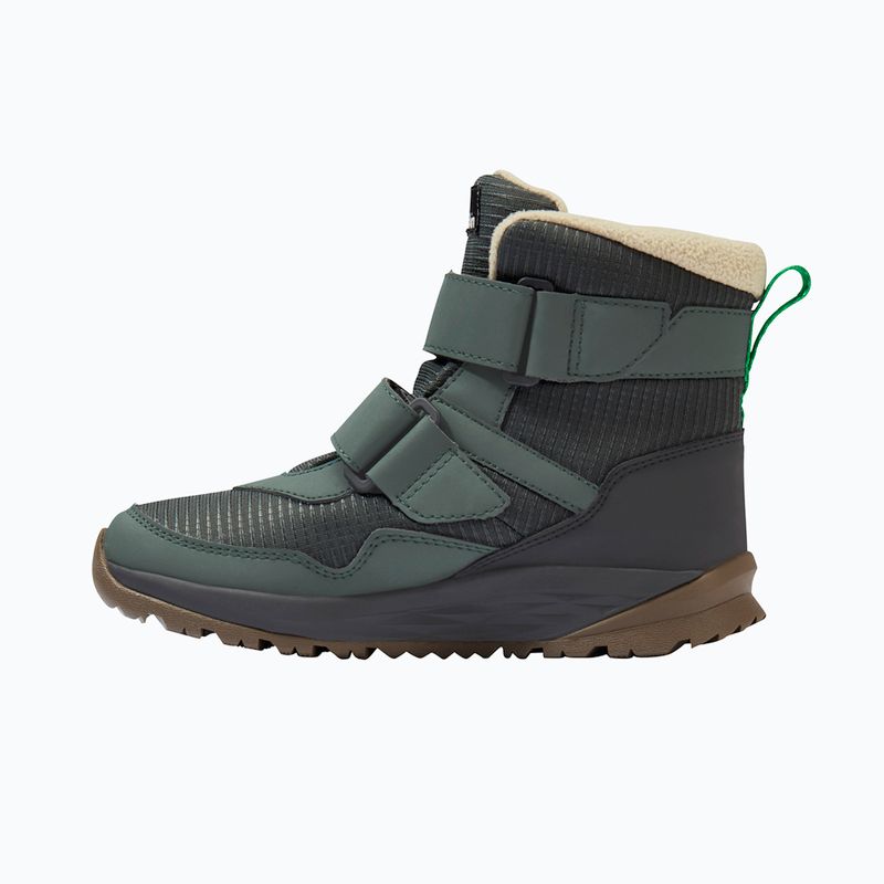 Vaikiški batai Jack Wolfskin Polar Bear-B Texapore Mid Vc mystic green 2