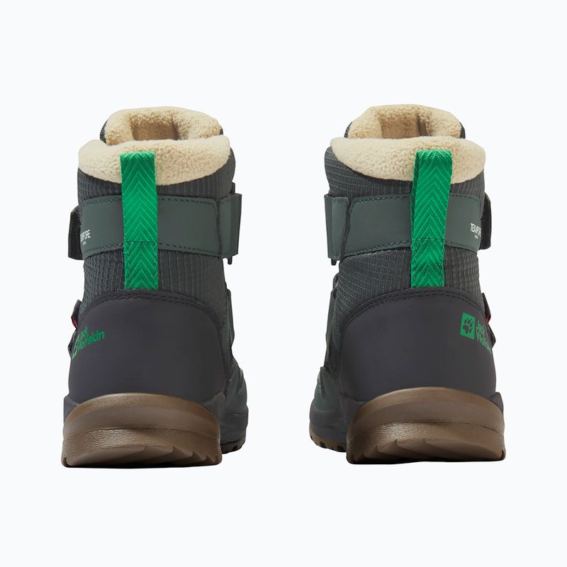 Vaikiški batai Jack Wolfskin Polar Bear-B Texapore Mid Vc mystic green 4