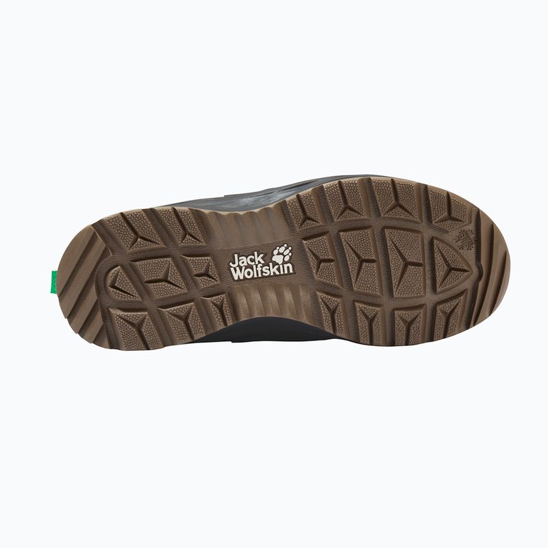 Vaikiški batai Jack Wolfskin Polar Bear-B Texapore Mid Vc mystic green 7