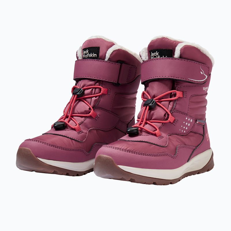 Vaikiški batai Jack Wolfskin Polar Bear-G Texapore High Vc raisin 3