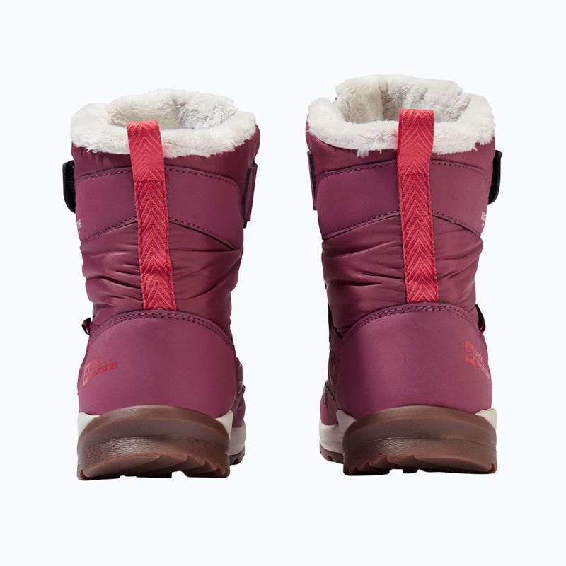 Vaikiški batai Jack Wolfskin Polar Bear-G Texapore High Vc raisin 4