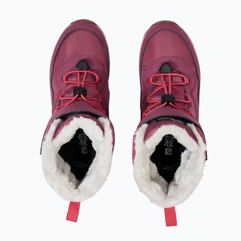 Vaikiški batai Jack Wolfskin Polar Bear-G Texapore High Vc raisin 5