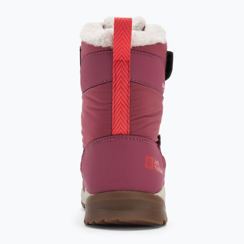 Vaikiški batai Jack Wolfskin Polar Bear-G Texapore High Vc raisin 6