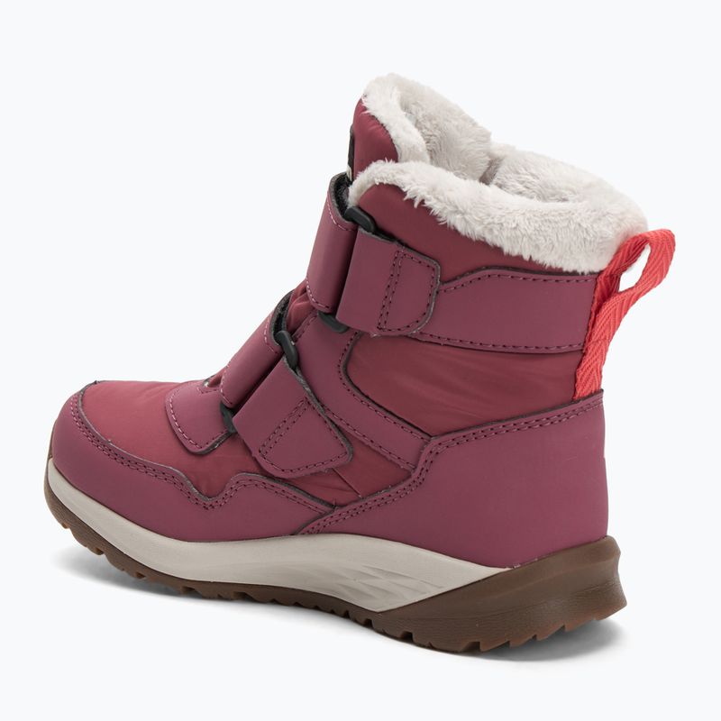 Vaikiški batai Jack Wolfskin Polar Bear-B Texapore Mid Vc raisin 3