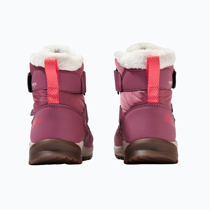 Vaikiški batai Jack Wolfskin Polar Bear-B Texapore Mid Vc raisin 4