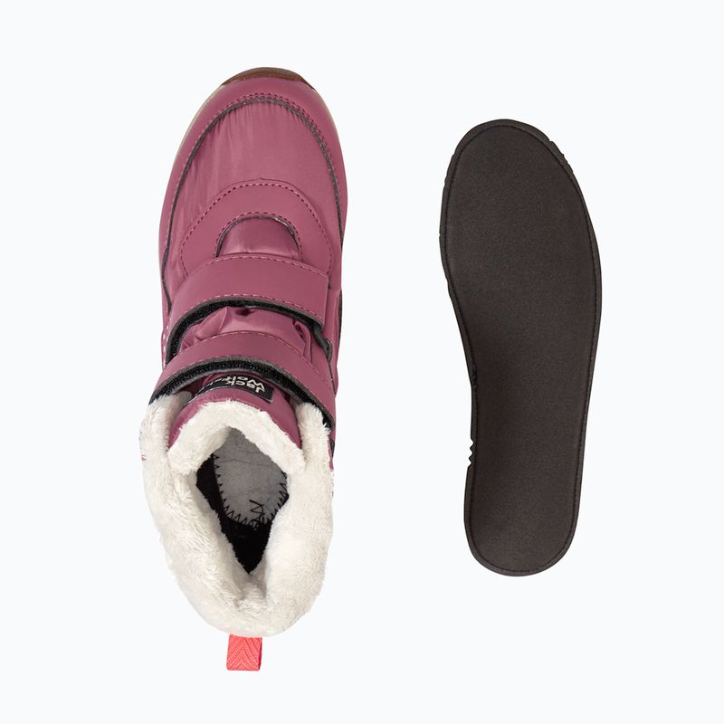 Vaikiški batai Jack Wolfskin Polar Bear-B Texapore Mid Vc raisin 6