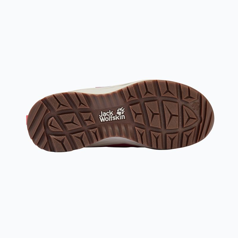 Vaikiški batai Jack Wolfskin Polar Bear-B Texapore Mid Vc raisin 7