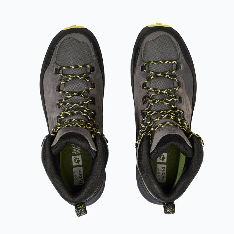 Vyriški žygio batai Jack Wolfskin Cyrox Texapore Mid slate 12