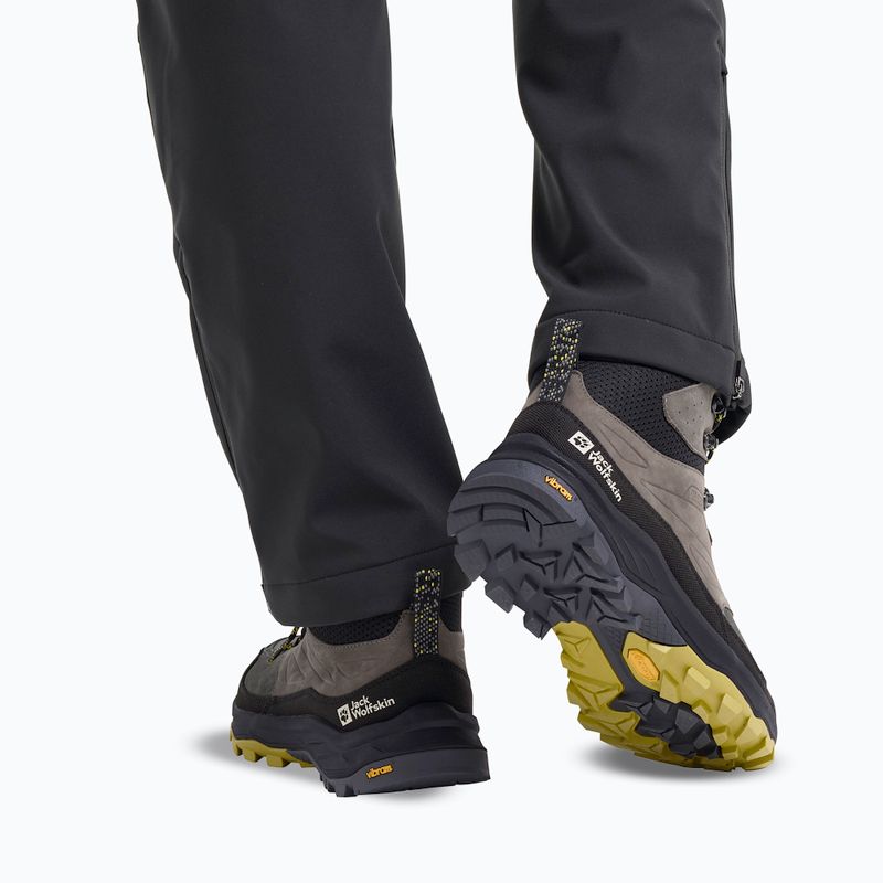 Vyriški žygio batai Jack Wolfskin Cyrox Texapore Mid slate 18