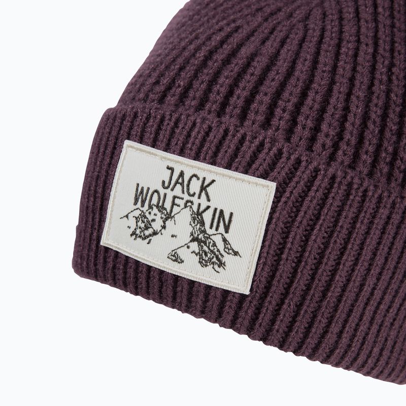 Žieminė kepurė Jack Wolfskin Badge amaranth 3