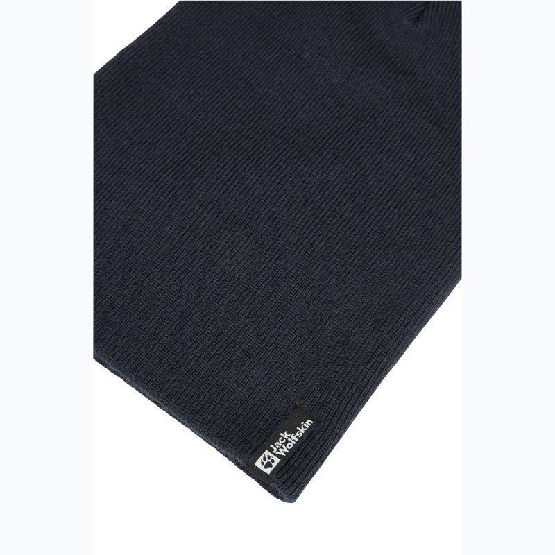 Žieminė kepurė Jack Wolfskin Rib dark navy 3