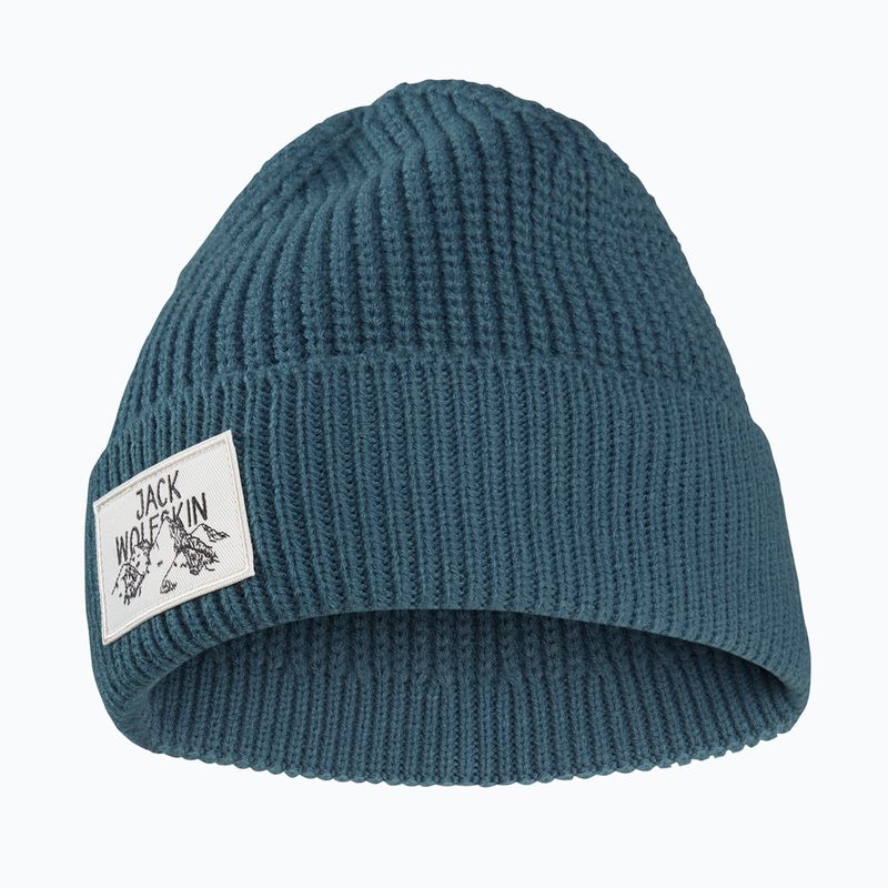 Žieminė kepurė Jack Wolfskin Badge aluminium blue