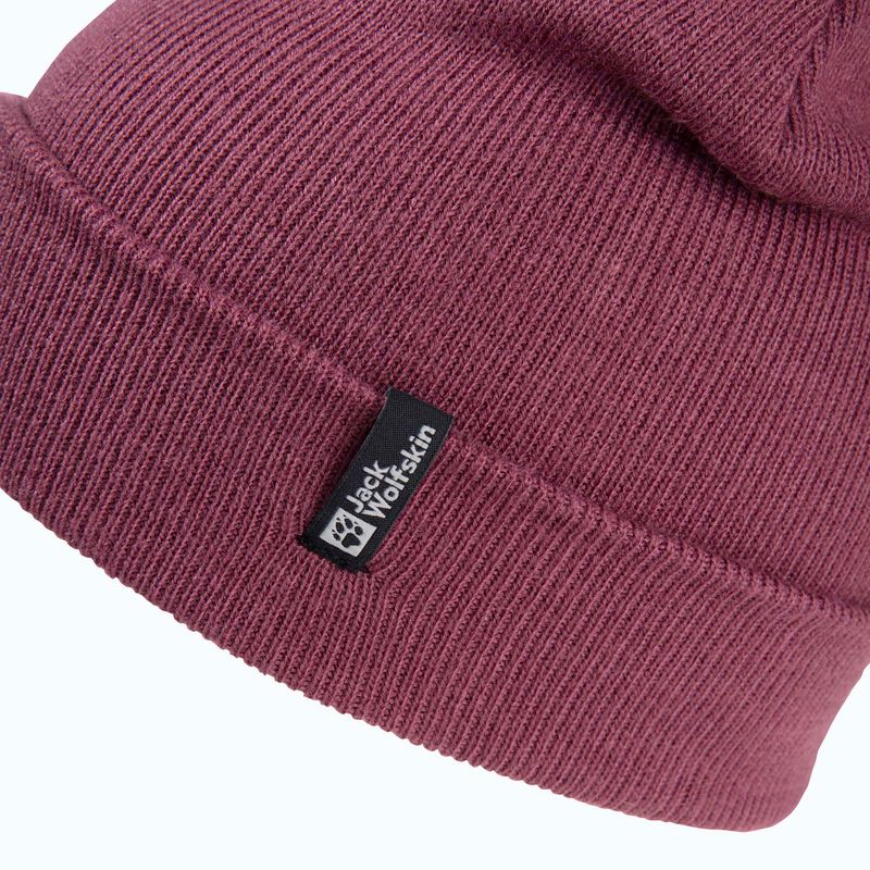 Žieminė kepurė Jack Wolfskin Rib raisin 3