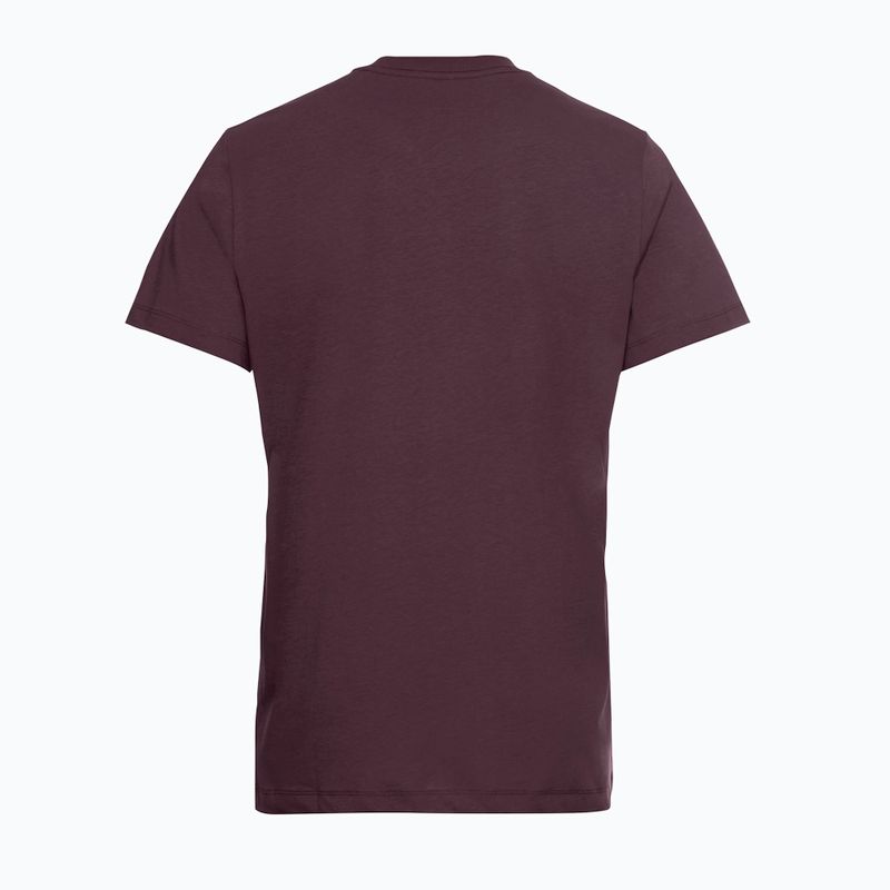 Vyriški marškinėliai Jack Wolfskin Essential amaranth 7