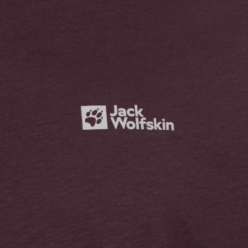 Vyriški marškinėliai Jack Wolfskin Essential amaranth 8