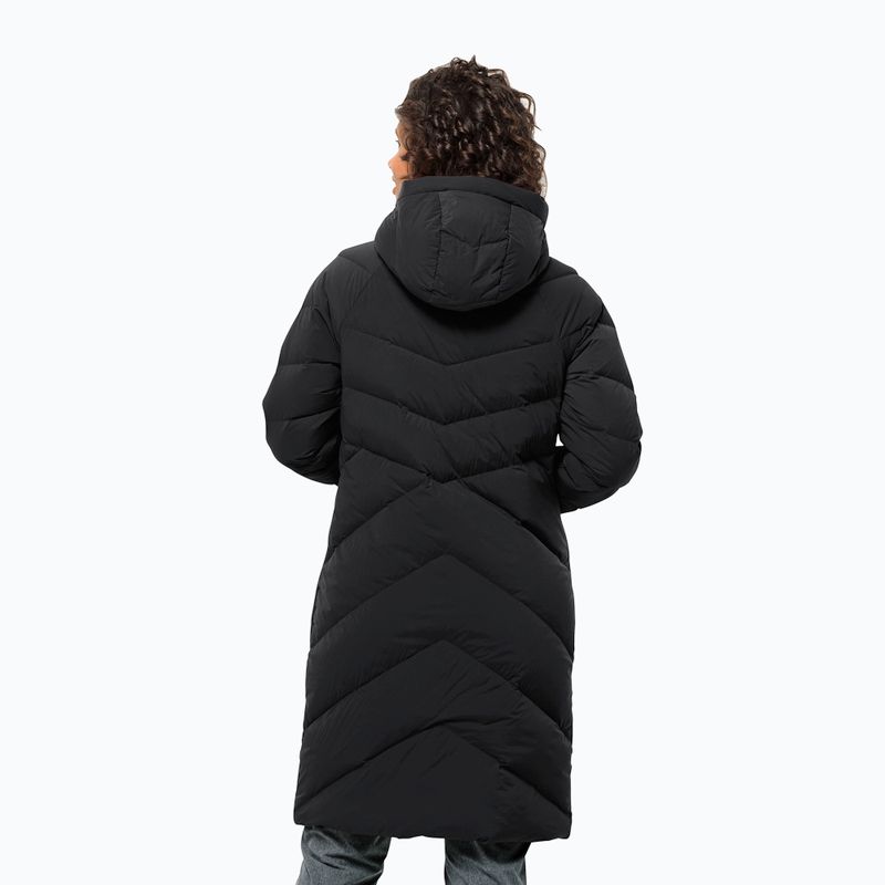 Moteriškas pūstas paltas Jack Wolfskin Marienplatz Coat black 2