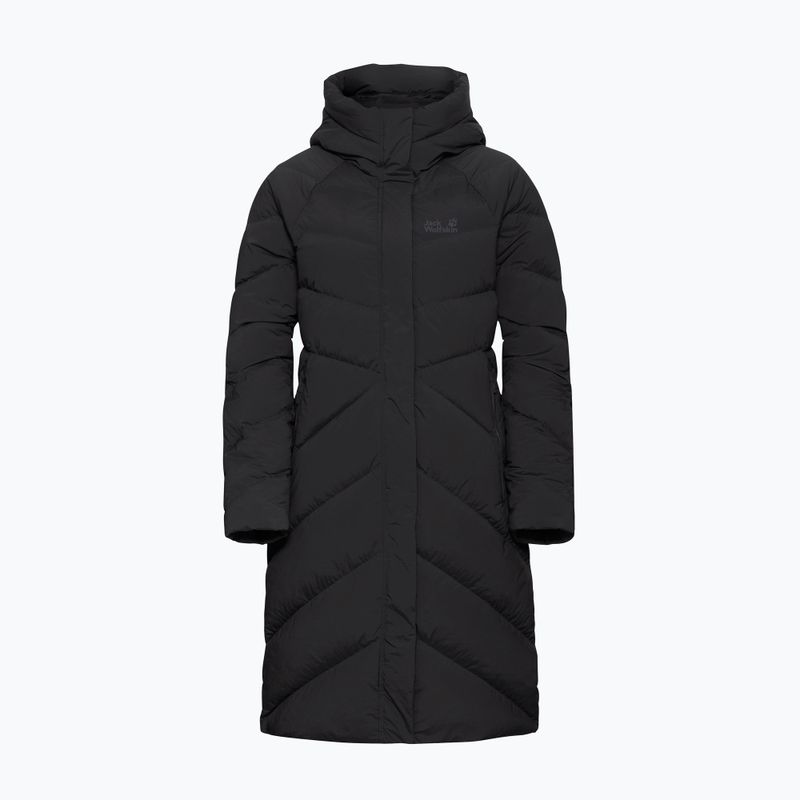 Moteriškas pūstas paltas Jack Wolfskin Marienplatz Coat black 7