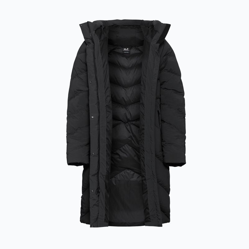 Moteriškas pūstas paltas Jack Wolfskin Marienplatz Coat black 9