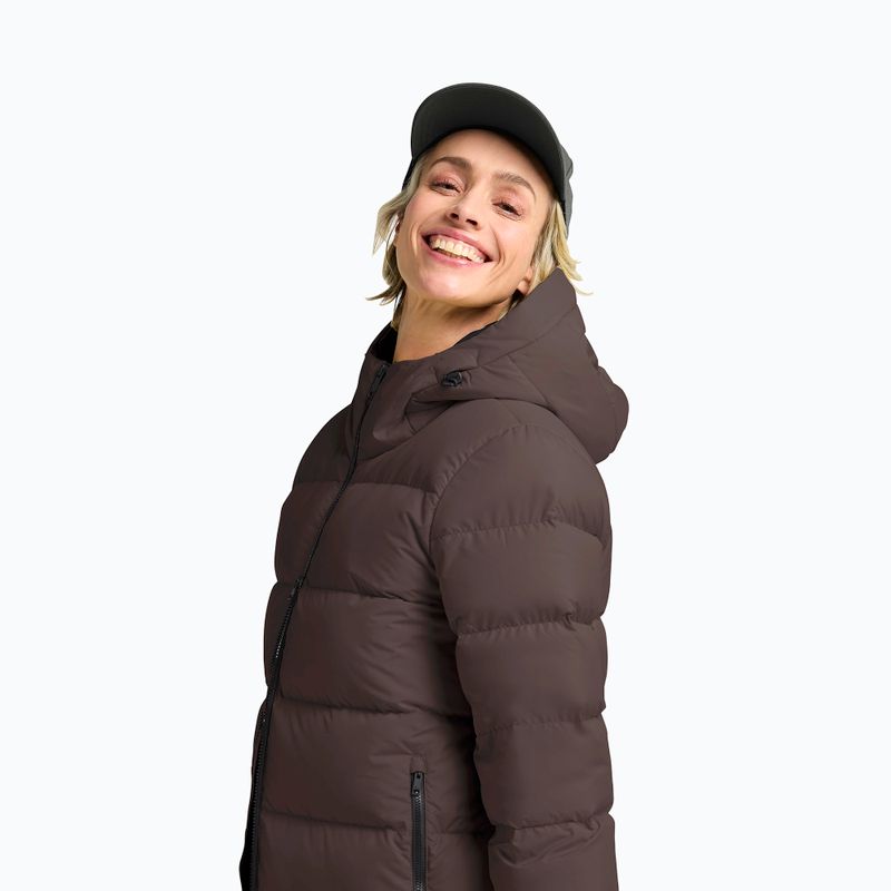 Moteriškas pūstas paltas Jack Wolfskin Frozen Palace peat 4