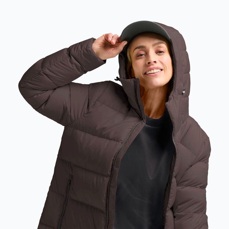 Moteriškas pūstas paltas Jack Wolfskin Frozen Palace peat 5