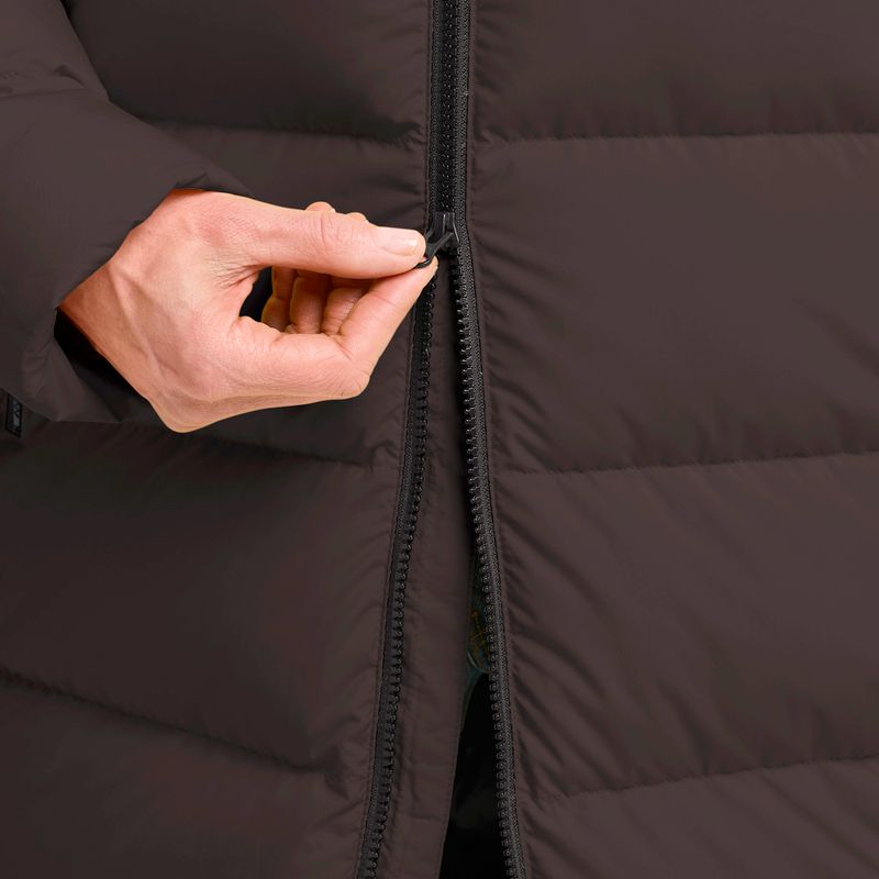 Moteriškas pūstas paltas Jack Wolfskin Frozen Palace peat 8