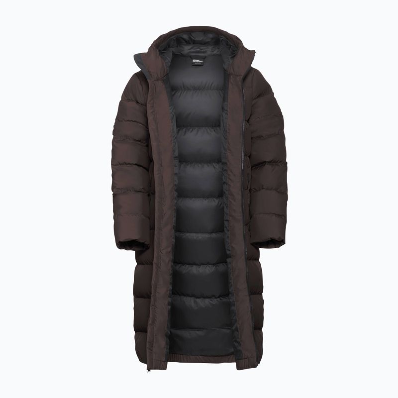 Moteriškas pūstas paltas Jack Wolfskin Frozen Palace peat 11
