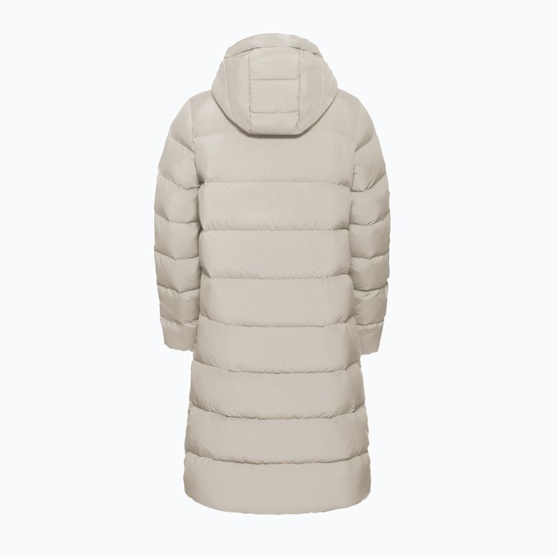 Moteriškas pūstas paltas Jack Wolfskin Frozen Palace pale sand 10