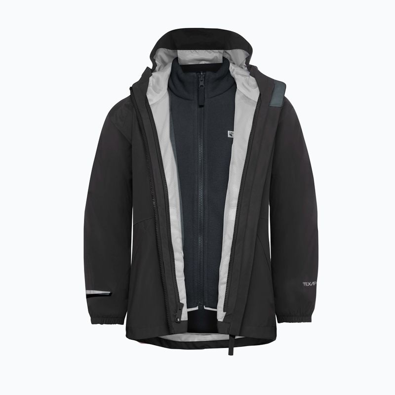 Vaikiška striukė 3in1 Jack Wolfskin Iceland 3IN1 black 3
