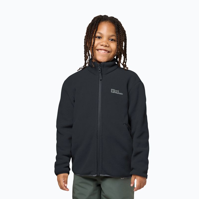 Vaikiška striukė 3in1 Jack Wolfskin Iceland 3IN1 black 9