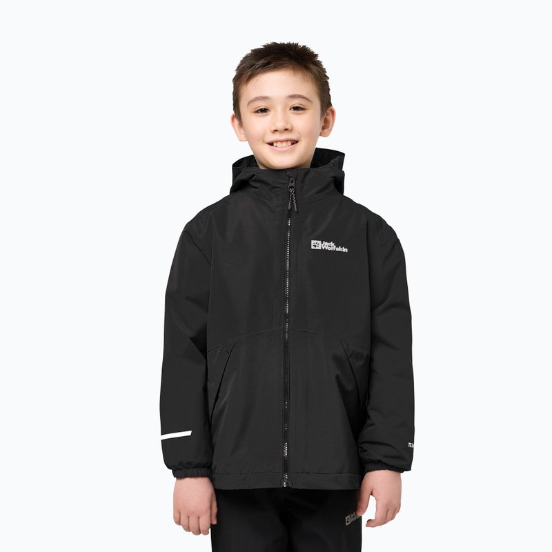 Vaikiška striukė 3in1 Jack Wolfskin Iceland 3IN1 black 12