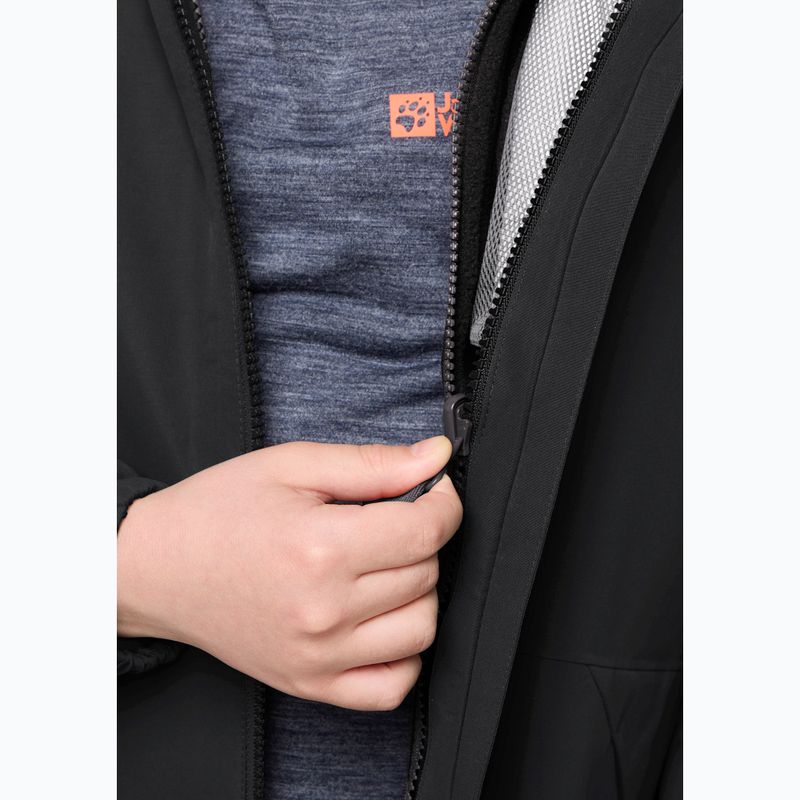 Vaikiška striukė 3in1 Jack Wolfskin Iceland 3IN1 black 16
