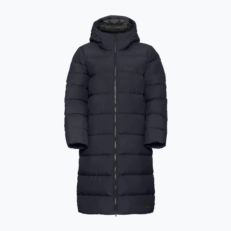 Moteriškas pūstas paltas Jack Wolfskin Frozen Palace Coat dark navy 9