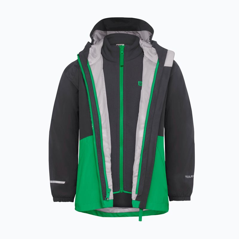 Vaikiška striukė 3in1 Jack Wolfskin Iceland 3IN1 mystic geen 3