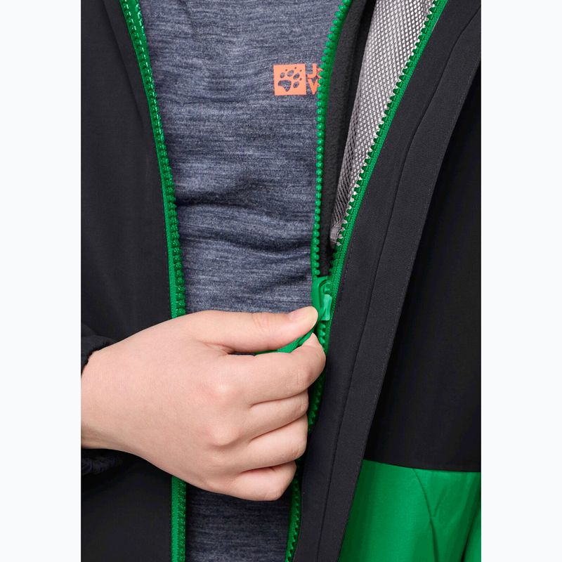 Vaikiška striukė 3in1 Jack Wolfskin Iceland 3IN1 mystic geen 17