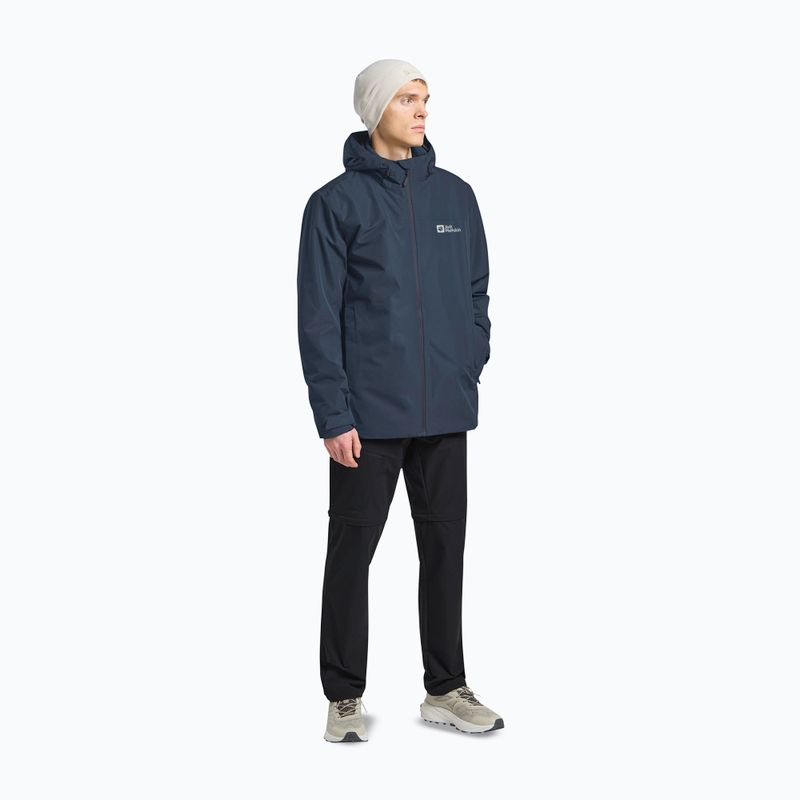 Vyriška striukė 3in1 Jack Wolfskin Taubenberg 3In1 midnight sky 2