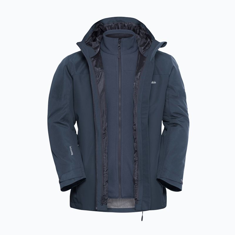 Vyriška striukė 3in1 Jack Wolfskin Taubenberg 3In1 midnight sky 12