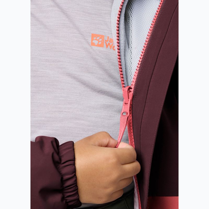 Vaikiška striukė 3in1 Jack Wolfskin Iceland 3IN1 sunset coral 12