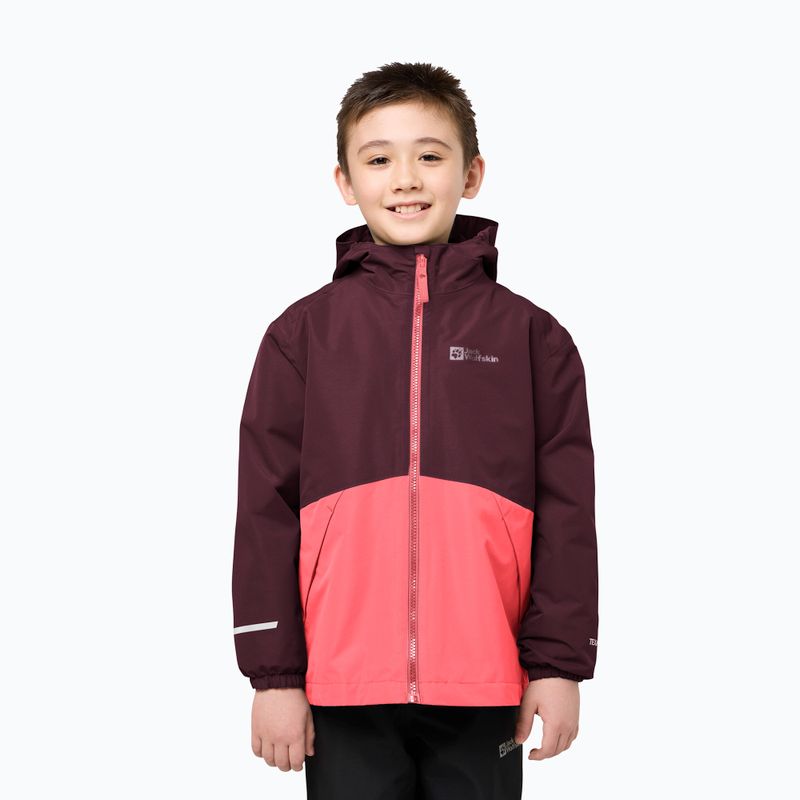 Vaikiška striukė 3in1 Jack Wolfskin Iceland 3IN1 sunset coral 13